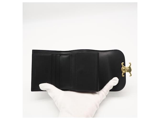 Céline Cartera CELINE Triomphe Small Flap Negro - vista 13