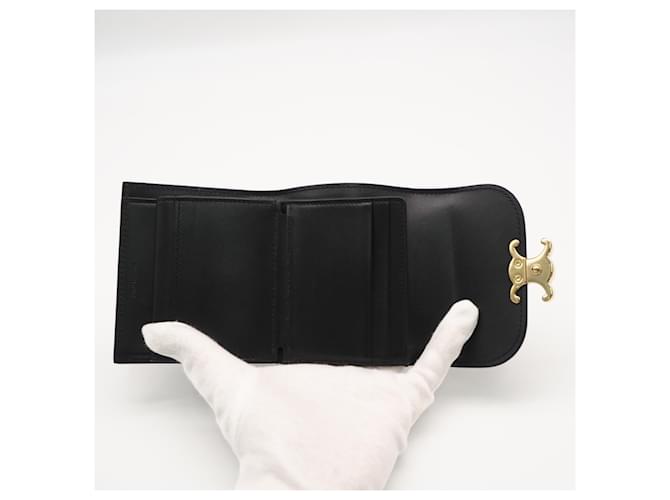 Céline Cartera CELINE Triomphe Small Flap Negro - vista 14