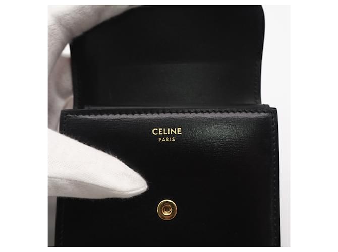 Céline Cartera CELINE Triomphe Small Flap Negro - vista 17