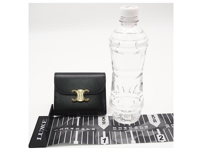 Céline Cartera CELINE Triomphe Small Flap Negro - vista 3