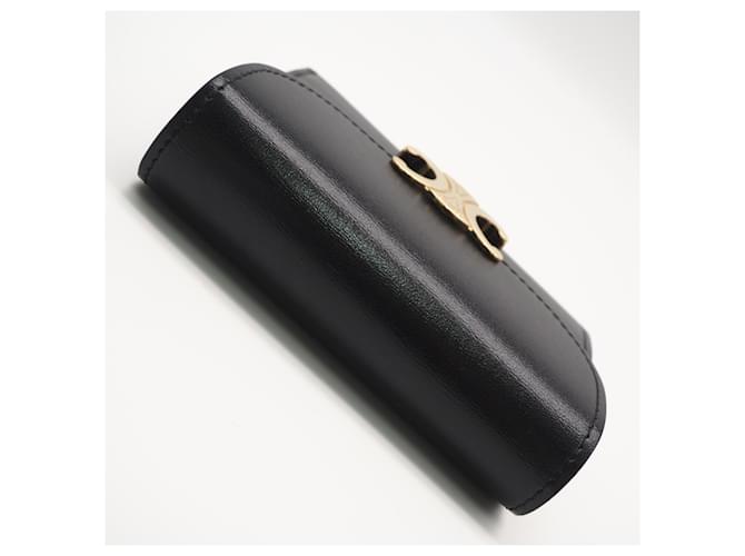 Céline Cartera CELINE Triomphe Small Flap Negro - vista 6