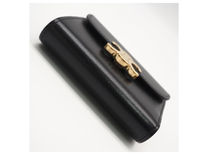 Céline Cartera CELINE Triomphe Small Flap Negro - vista 7