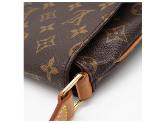 Borsa a tracolla Louis Vuitton Monogram Musette Tango Marrone - vista 10