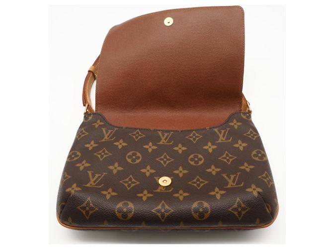 Borsa a tracolla Louis Vuitton Monogram Musette Tango Marrone - vista 11
