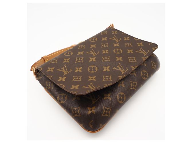 Borsa a tracolla Louis Vuitton Monogram Musette Tango Marrone - vista 5