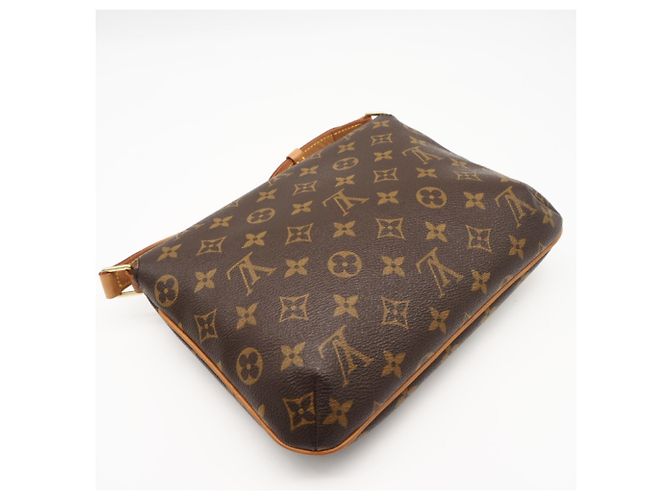 Borsa a tracolla Louis Vuitton Monogram Musette Tango Marrone - vista 6
