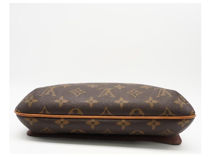 Borsa a tracolla Louis Vuitton Monogram Musette Tango Marrone - vista 7