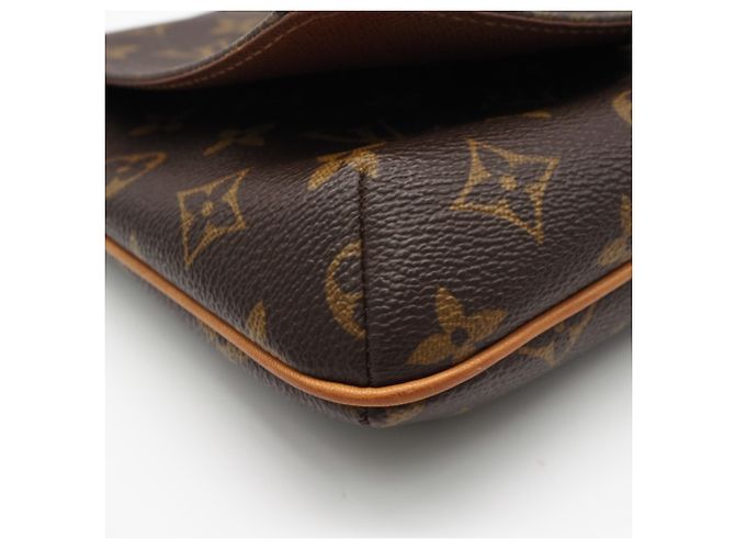 Borsa a tracolla Louis Vuitton Monogram Musette Tango Marrone - vista 9