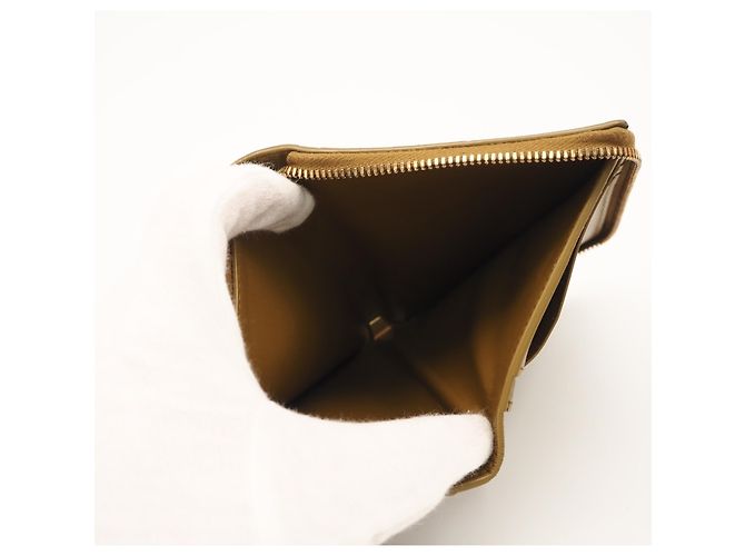 Cartera bi-fold con cremallera Cassette de Bottega Veneta Castaño - vista 11