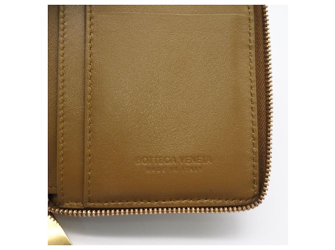 Cartera bi-fold con cremallera Cassette de Bottega Veneta Castaño - vista 13