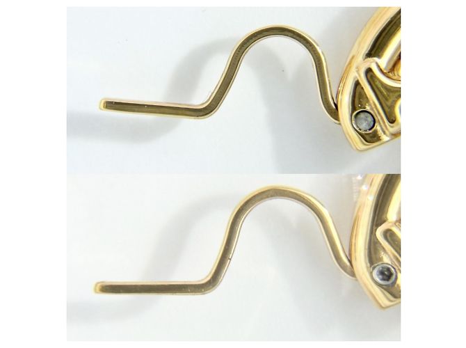 Orecchini Louise LV Circle da donna Louis Vuitton D'oro - vista 3