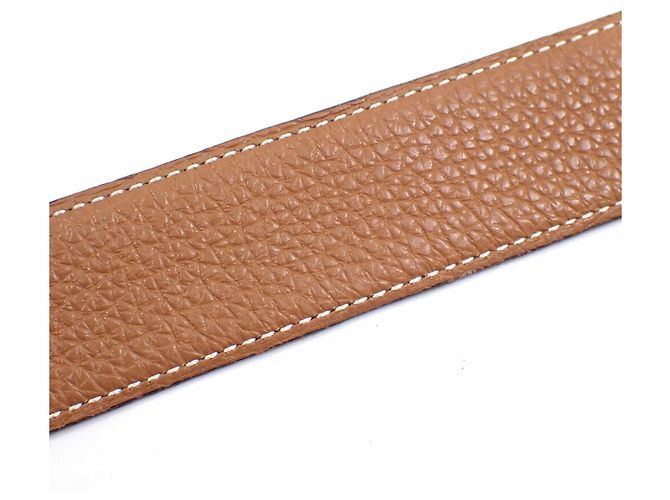 Hermès Hermes H Storie Reversible Belt Brown Black - view 5