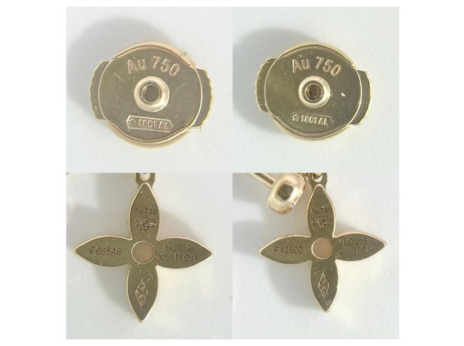 Pendientes Louis Vuitton Monogram Idylle Stud - vista 4