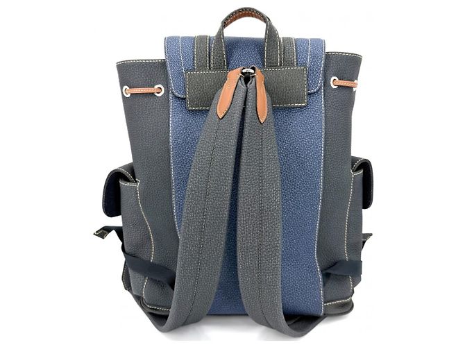 Zaino da uomo Louis Vuitton Marrone Blu - vista 2