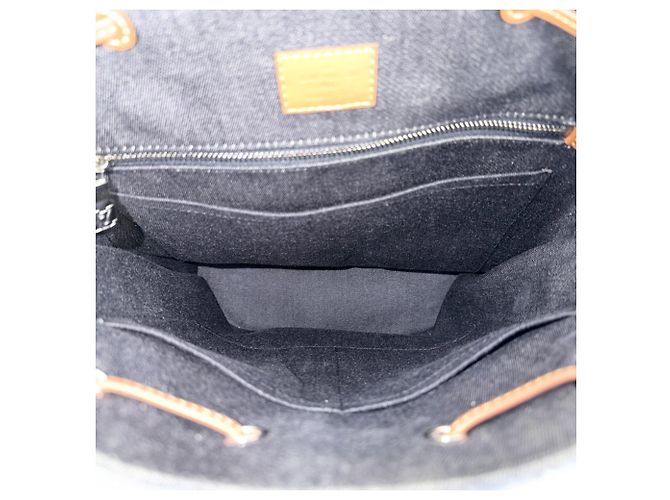 Zaino da uomo Louis Vuitton Marrone Blu - vista 4