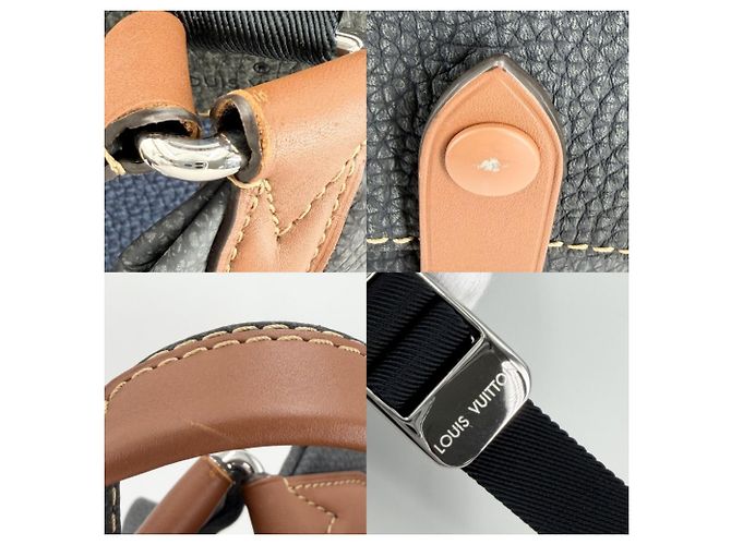 Zaino da uomo Louis Vuitton Marrone Blu - vista 6
