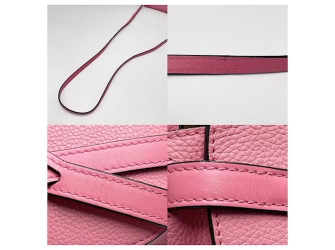 Mini borsa a tracolla Loewe Anagram Gate Rosa - vista 6