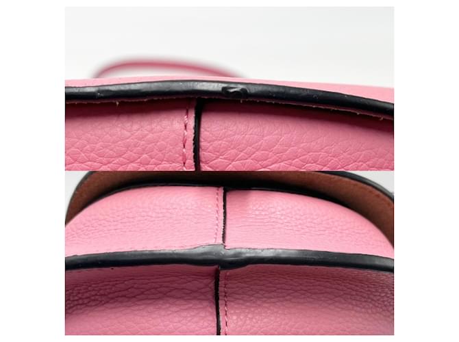 Mini borsa a tracolla Loewe Anagram Gate Rosa - vista 7