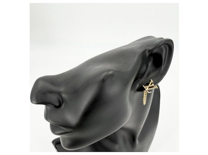 Louis Vuitton Ohrstecker in Gold und Weiß für Damen Golden - Ansicht 3