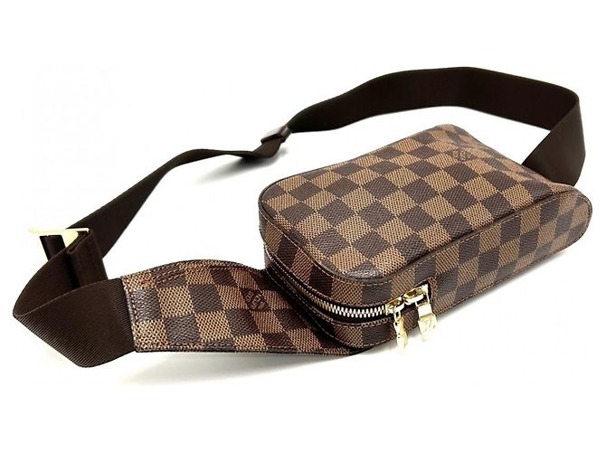 Borsa a tracolla Geronimos da uomo Louis Vuitton Marrone - vista 3