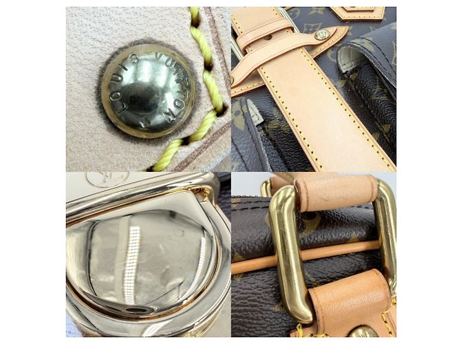 Borsa Louis Vuitton Manhattan GM Marrone - vista 11