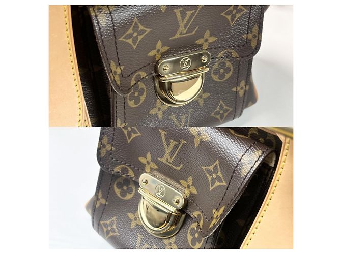 Borsa Louis Vuitton Manhattan GM Marrone - vista 12