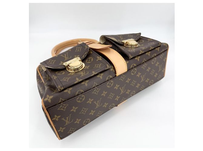 Borsa Louis Vuitton Manhattan GM Marrone - vista 3