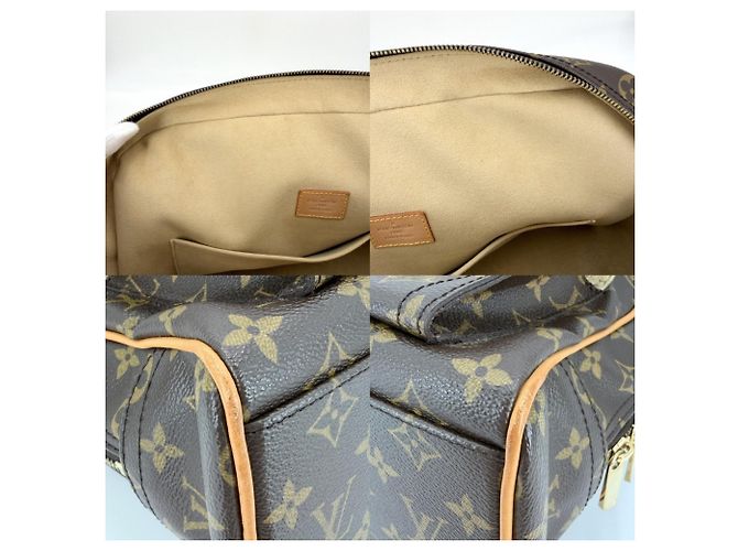 Borsa Louis Vuitton Manhattan GM Marrone - vista 9