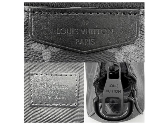 Pochette Accessoires XL Monogram Eclipse da uomo Louis Vuitton Nero - vista 5