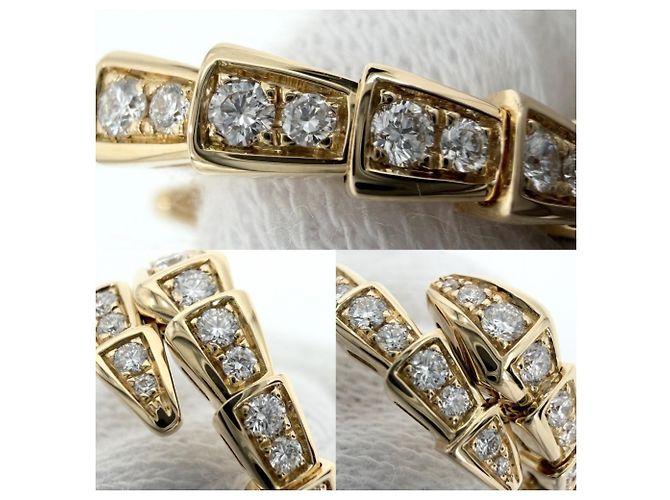 Bulgari Bvlgari Serpenti Viper Band Ring Golden - Ansicht 3
