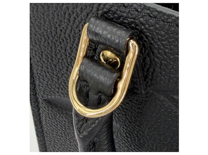Petit sac plat à bandoulière Louis Vuitton Monogram Empreinte Noir - vue 6