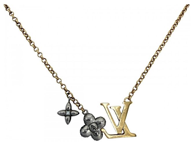 Collana da donna Louis Vuitton LV Glam Pendant Argento D'oro - vista 2