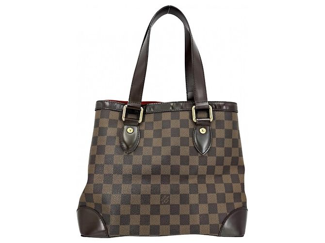 Borsa Tote Louis Vuitton Hampstead PM Marrone - vista 2