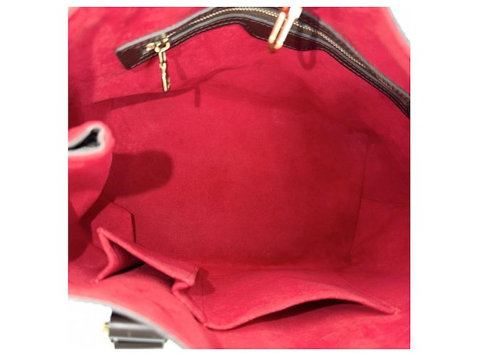Borsa Tote Louis Vuitton Hampstead PM Marrone - vista 4