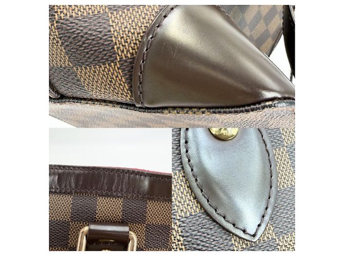 Borsa Tote Louis Vuitton Hampstead PM Marrone - vista 7