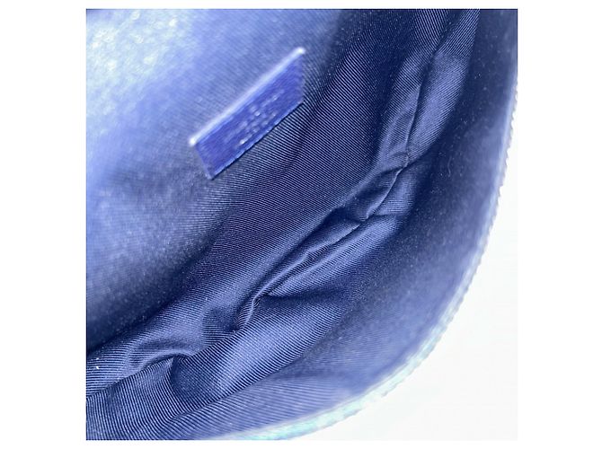 Marsupio Louis Vuitton Monogram Bandana Discovery PM da uomo Blu - vista 4
