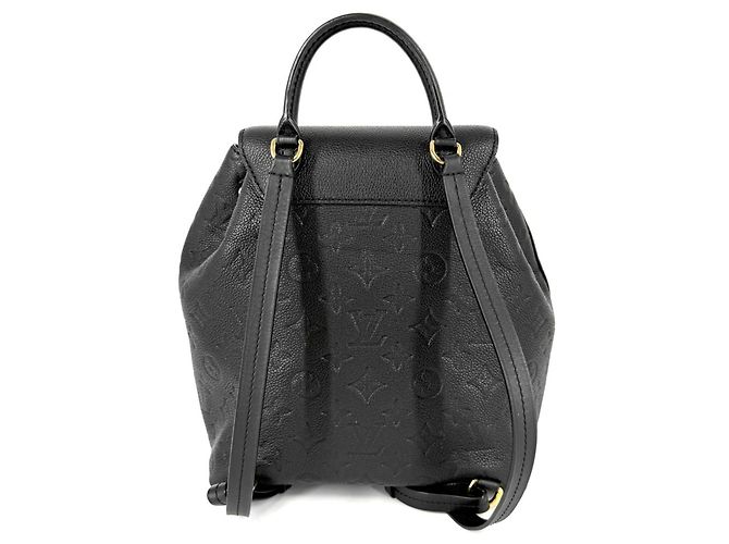 Zaino Louis Vuitton Montsouris PM da uomo in Monogram Empreinte Nero - vista 2