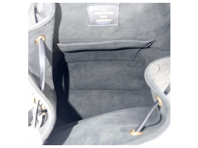 Zaino Louis Vuitton Montsouris PM da uomo in Monogram Empreinte Nero - vista 4
