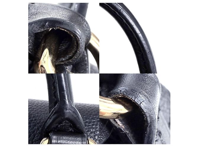 Zaino Louis Vuitton Montsouris PM da uomo in Monogram Empreinte Nero - vista 7