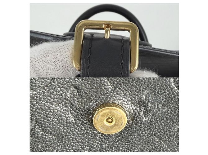 Zaino Louis Vuitton Montsouris PM da uomo in Monogram Empreinte Nero - vista 9