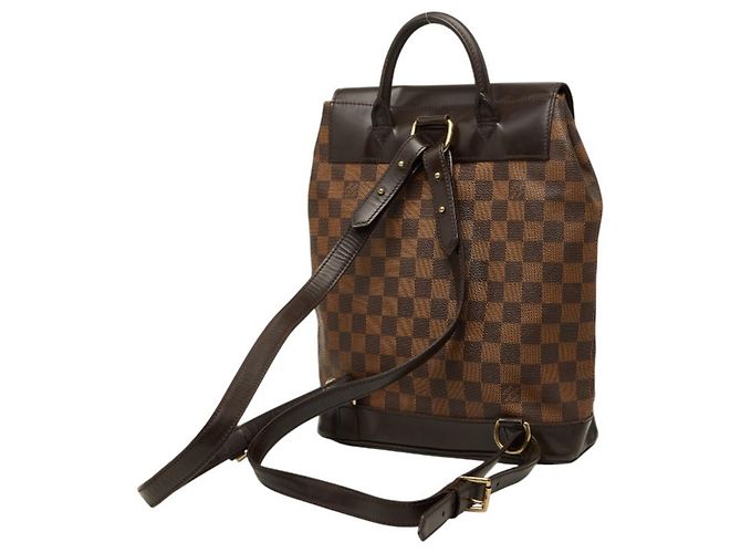 Zaino Louis Vuitton Damier Soho Marrone - vista 2