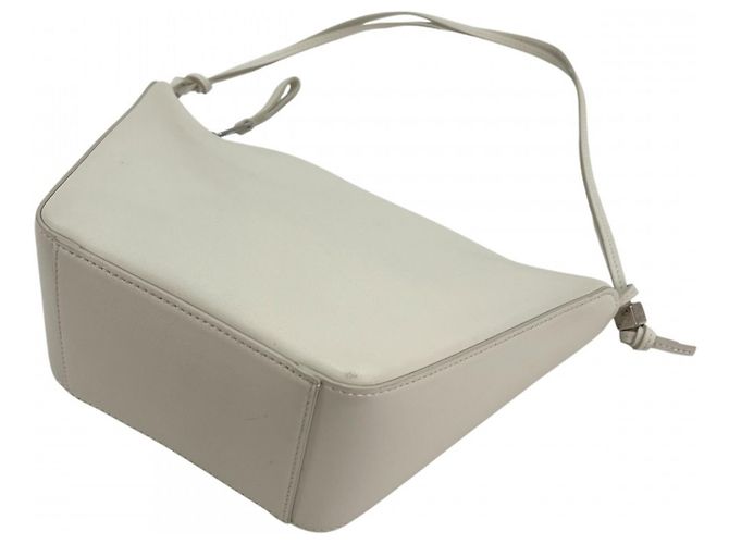 Hammock Mini borsa a tracolla hobo Anagram Loewe da donna Bianco - vista 3
