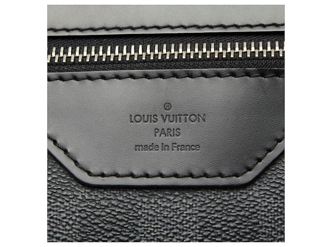 Borsa a tracolla Louis Vuitton Damier Graphite Daniel MM Nero - vista 9