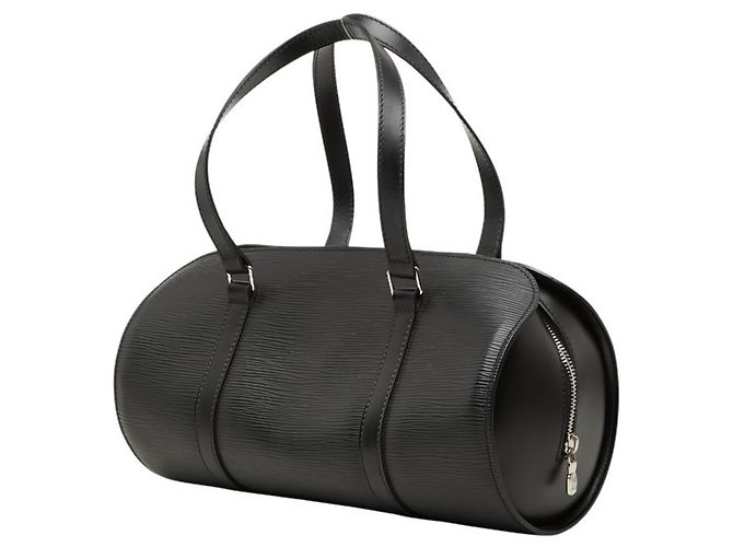 Borsa Louis Vuitton Epi Soufflot Nero - vista 2