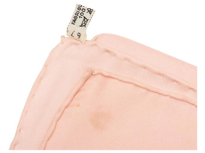 Foulard Carré 90 BRIDES de GALA Hermès Rosa Multicolore - vista 6