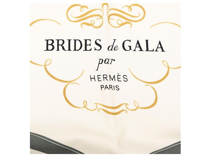 Hermès Hermes Carre 90 Brides de Gala Ceremonial Bridle Scarf Rosa Multicolore - vista 2
