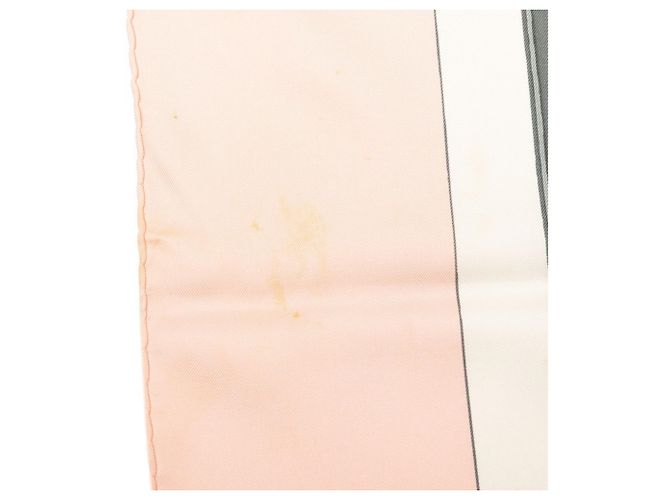 Hermès Hermes Carre 90 Brides de Gala Ceremonial Bridle Scarf Rosa Multicolore - vista 5