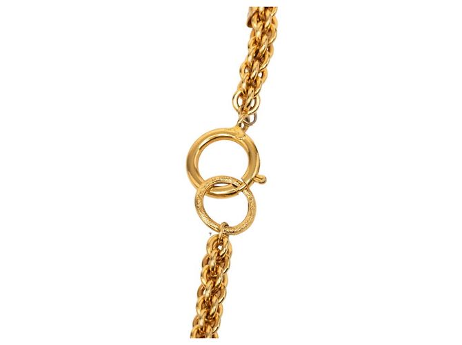 Collana a catena Chanel Vintage placcata oro D'oro - vista 3