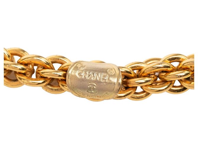 Collana a catena Chanel Vintage placcata oro D'oro - vista 5