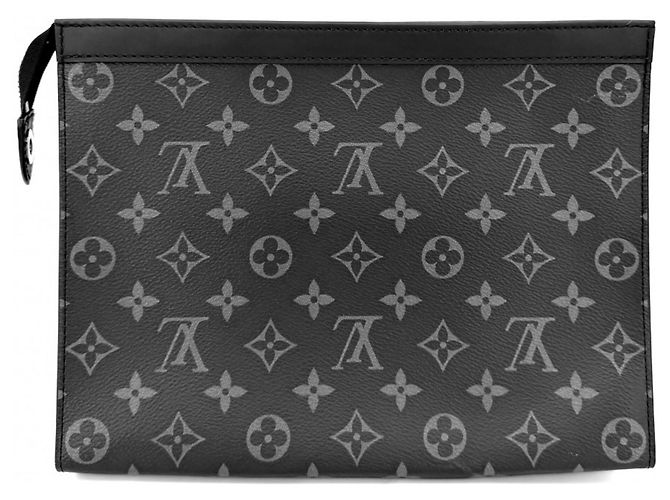 Pochette Voyage MM Monogram Eclipse da uomo Louis Vuitton Nero - vista 2
